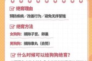 狗狗绝育（保护与限制——探讨狗狗绝育的利弊）