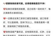 狗狗有泪痕和泪道阻塞的原因及治疗方法（了解泪道阻塞对狗狗眼部健康的影响和如何解决）